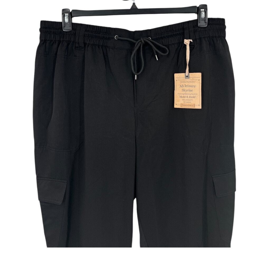 Democracy Pants Ab Leisure Skyrise high waist cargo black size 3X - Picture 3 of 7